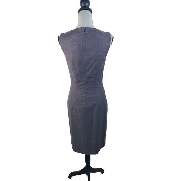 Boss Hugo Boss Sleeveless Wool Blend Sheath Dress Office Career 2 - Picture 4 of 10